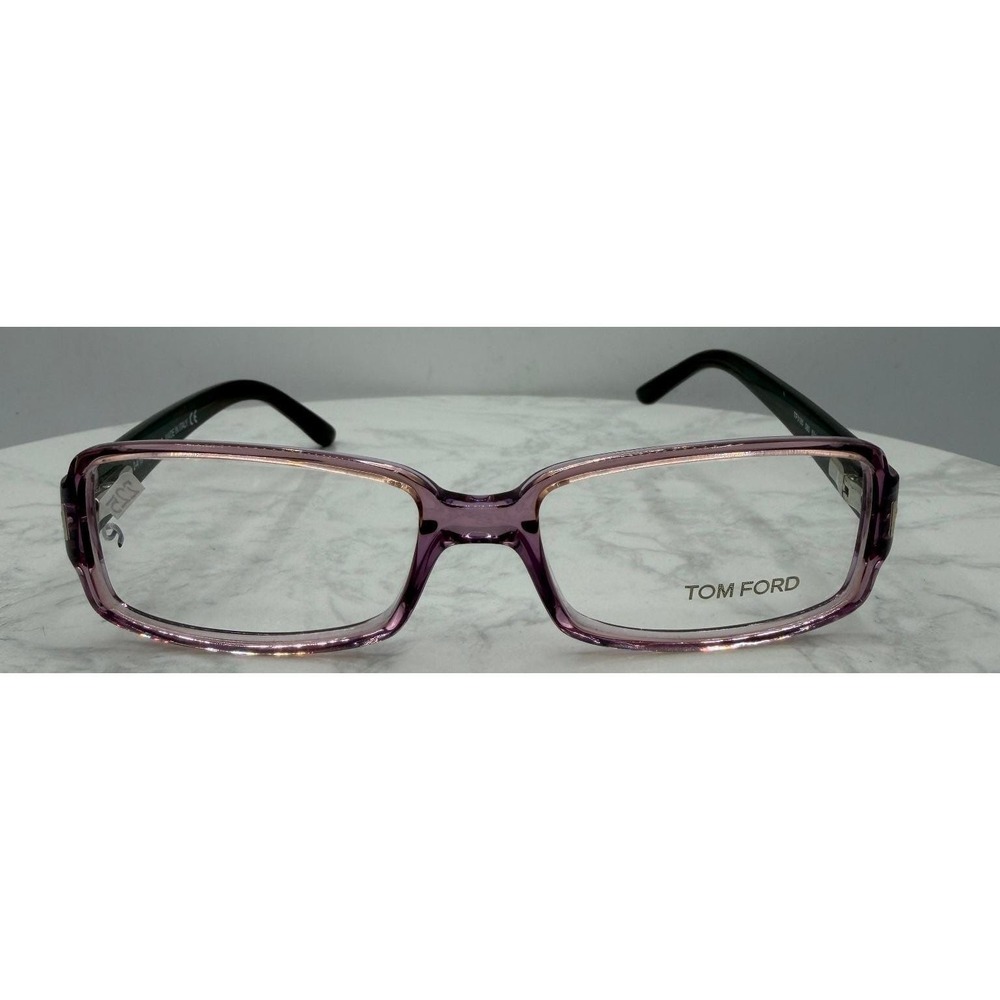 Tom Ford TF5185 Eyeglass Frames 53-16-135 Pink Purple Tortoiseshell